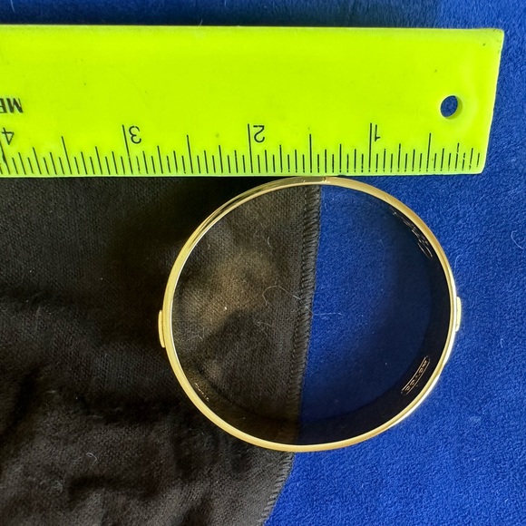 Rare turquoise enamel Coach bangle bracelet - Picture 4 of 4